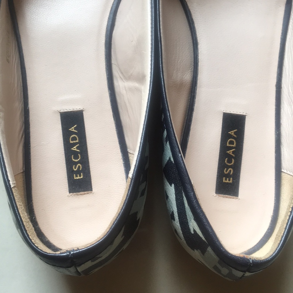 Escada Patterned Flats - image 6